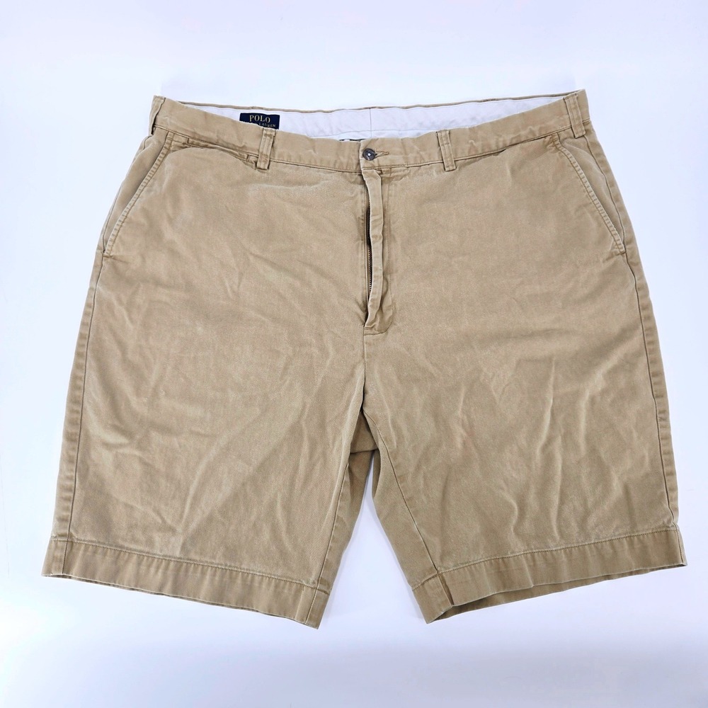 Polo Ralph Lauren Khaki Chino Shorts Tan Big‎ & Tall Size 44T / 44L